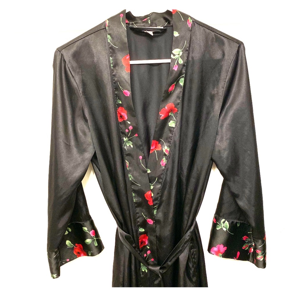 Floral Lined Bath Robe